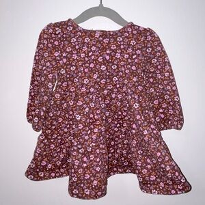 CARTER’S 18M Burgandy Floral Dress